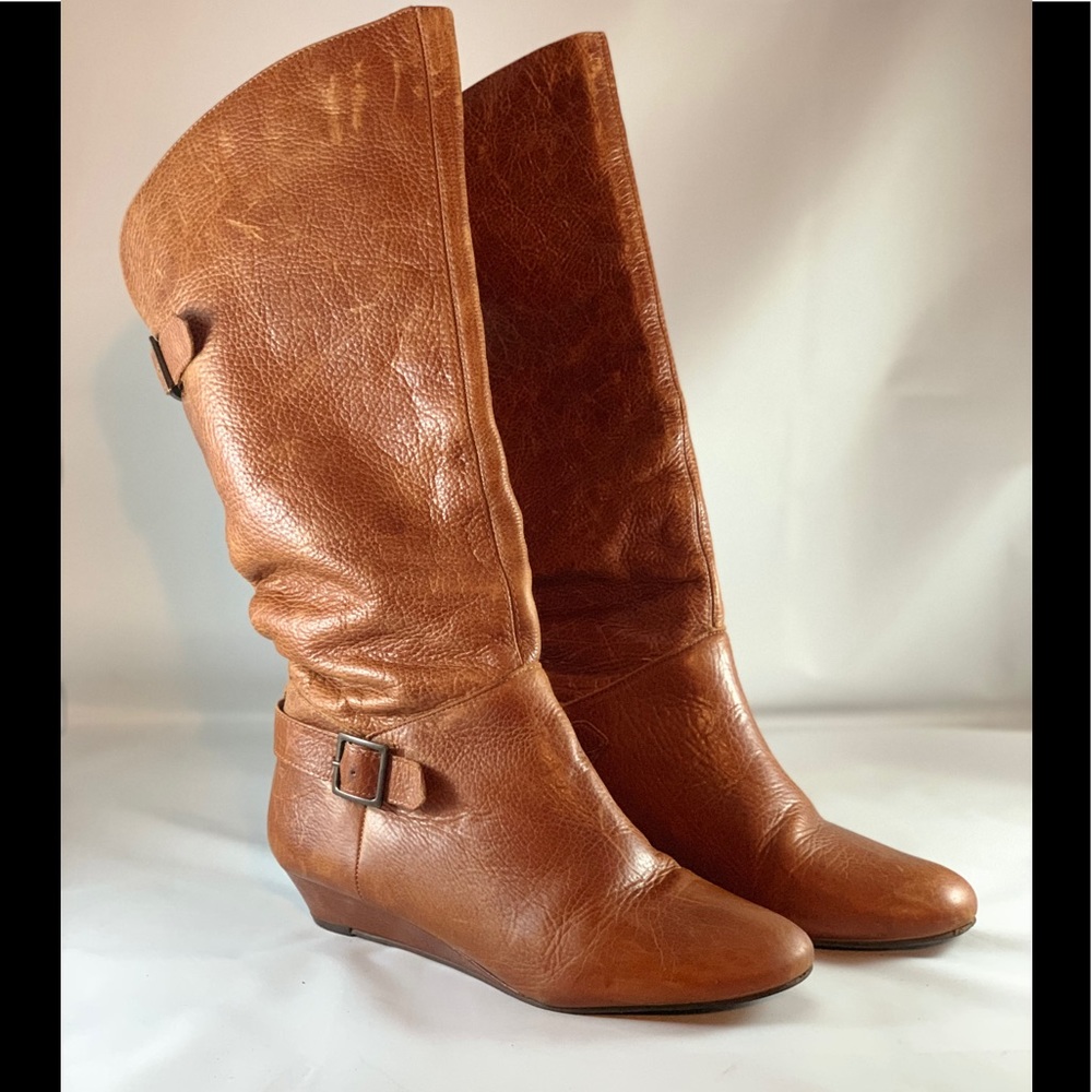 Cathy Jean Genuine Cognac Brazil Leather Size 6